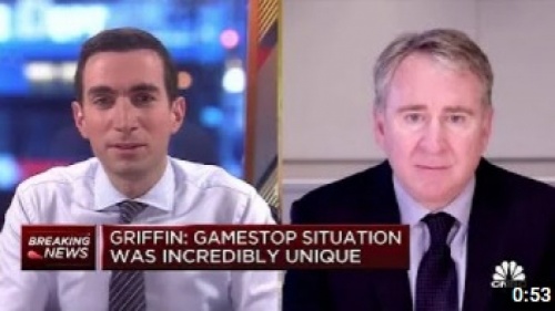 Feb 19 2021 - Citadel Founder & CEO Ken Griffin Speaks with CNBCs Squawk Box