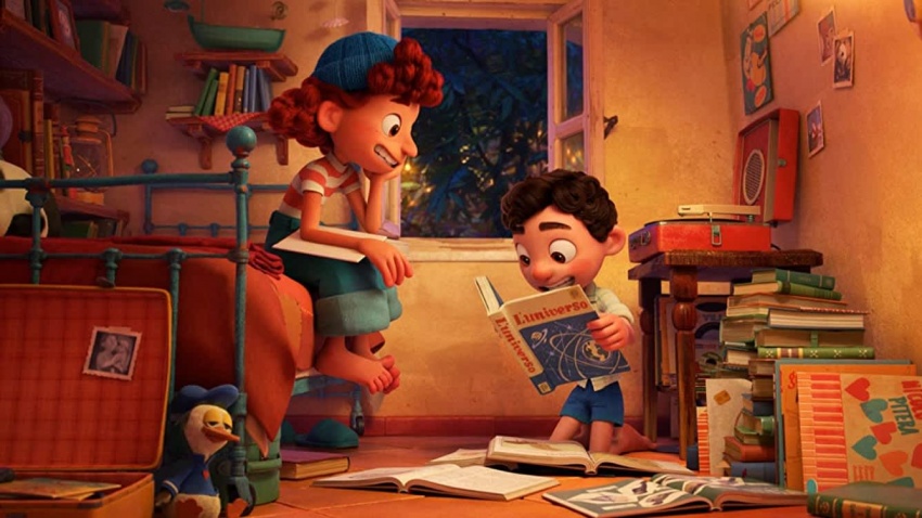 Still from Disney's latest Pixar film "Luca."